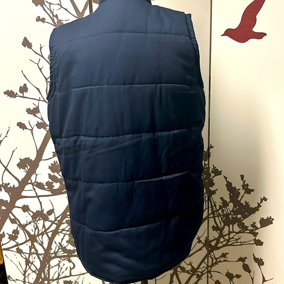 FORCEFIELD Size XXS Navy Blue W/ Inner Checkered Green Layer Vest $50 - Picture 2 of 14